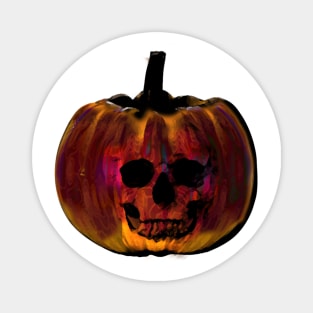 Pumpkin Skeleton Magnet